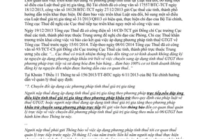 Công văn 624/TCT-CS năm 2014 hồ sơ đăng ký kê khai thuế giá trị gia tăng 06/GTGT