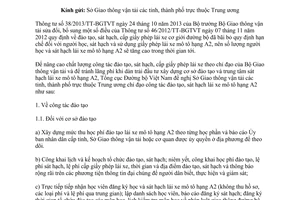 Công văn 503/TCĐBVN-QLPT&NL năm 2014 tổ chức đào tạo sát hạch cấp giấy phép lái xe mô tô hạng A2