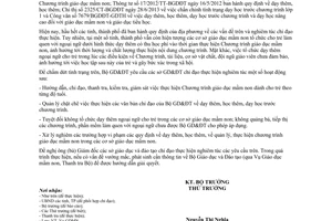 Công văn 694/BGDĐT-GDMN năm 2014 tổ chức trẻ làm quen ngoại ngữ trong mầm non