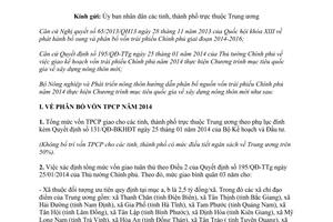 Công văn 582/BNN-KTHT phân bổ Trái phiếu Chính phủ chương trình xây dựng nông thôn mới năm 2014