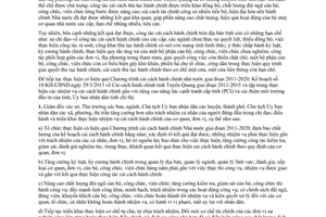 Chỉ thị 03/CT-UBND 2014 đẩy mạnh công tác cải cách hành chính Tuyên Quang