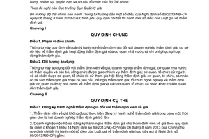 Thông tư 38/2014/TT-BTC hướng dẫn 89/2013/NĐ-CP hướng dẫn Luật giá về thẩm định giá