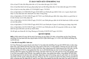 Quyết định 08/2014/QĐ-UBND điều chỉnh tổ chức hoạt động Sở Công Thương Đồng Nai