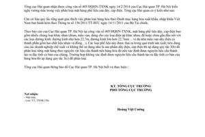 Công văn 2095/TCHQ-TXNK năm 2014 phân loại mặt hàng phế liệu dây cáp cách điện