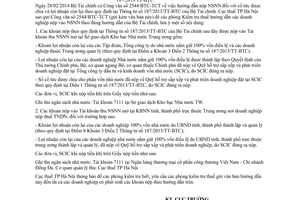 Công văn 6777/CT-KK&KTT 2014 nộp ngân sách cổ tức được chia lợi nhuận còn lại theo187/2013/TT-BTC