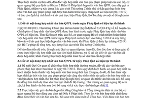 Công văn số 779/BTP-KTrVB năm 2014 báo cáo tình hình hợp nhất văn bản quy phạm pháp luật