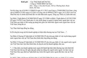 Công văn 953/TCT-CS chính sách thuế đối với nhà thầu nước ngoài do Tổng cục Thuế