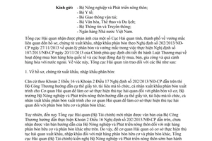 Công văn 3302/TCHQ-GSQL 2014 hướng dẫn 202/2013/NĐ-CP 187/2013/NĐ-CP chứng từ xuất nhập khẩu phân bón