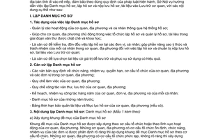 Hướng dẫn 205/HD-SNV 2014 lập danh mục nộp lưu hồ sơ tài liệu vào lưu trữ cơ quan Quảng Nam