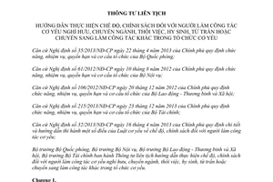 Thông tư liên tịch 11/2014/TTLT-BQP-BNV-BLĐTBXH-BTC chế độ người làm công tác cơ yếu nghỉ hưu