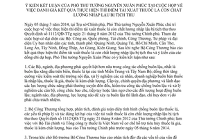 Thông báo 99/TB-VPCP ý kiến của Phó Thủ tướng tái xuất thuốc lá còn chất lượng nhập lậu bị tịch thu