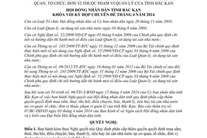 Nghị quyết 03/2014/NQ-HĐND thẩm quyền quyết định mua sắm thue thanh lý tài sản nhà nước Bắc Kạn