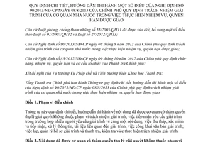 Thông tư 02/2014/TT-TTCP hướng dẫn 90/2013/NĐ-CP trách nhiệm giải trình cơ quan nhà nước