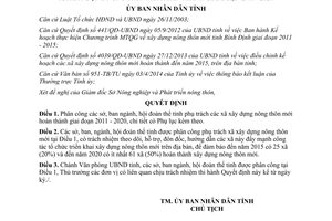 Quyết định 1300/QĐ-UBND 2014 phân công phụ trách xã xây dựng nông thôn mới 2011 2020 Bình Định