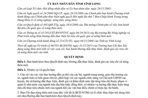 Quyết định 499/QĐ-UBND2014 hướng dẫn thực hiện đánh giá tiêu chí xã nông thôn mới Vĩnh Long