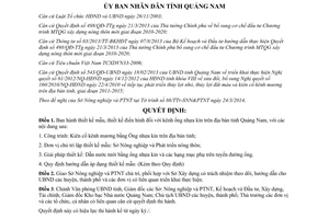 Quyết định 1044/QĐ-UBND năm 2014 thiết kế mẫu thiết kế điển hình kênh ống nhựa kín Quảng Nam