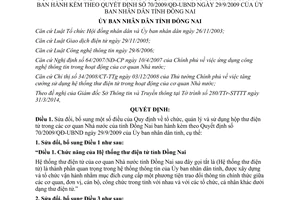 Quyết định 09/2014/QĐ-UBND sử dụng hộp thư điện tử trong cơ quan Nhà nước Đồng Nai