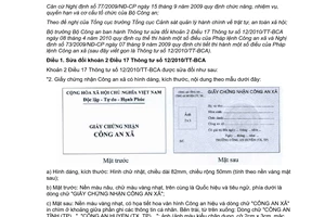 Thông tư 14/2014/TT-BCA sửa đổi 12/2010/TT-BCA hướng dẫn Pháp lệnh Công an xã và 73/2009/NĐ-CP