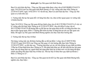 Công văn 4631/TCHQ-CCHĐH năm 2014 thủ tục hải quan điện tử Ban Cải cách hiện đại hóa