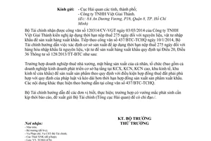 Công văn 5495/BTC-TCHQ năm 2014 xác định cơ sở sản xuất theo Điều 20 36 Thông tư 128/2013/TT-BTC