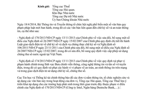 Công văn 249/THTK-ANTT năm 2014 văn bản pháp luật về chữ ký số Cục Tin học Thống kê tài chính