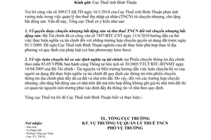 Công văn 1482/TCT-TNCN 2014 thuế thu nhập cá nhân hoạt động chuyển nhượng bất động sản