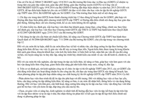 Công văn 1686/BGDĐT-GDTX hướng dẫn ôn tập thi tốt nghiệp giáo dục thường xuyên cấp THPT 2014