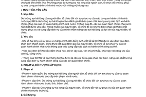 Công văn 1159/BNV-CCHC 2014 hướng dẫn đo lường hài lòng người dân với phục vụ cơ quan nhà nước