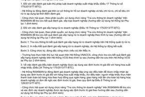 Công văn 3840/TCHQ-QLRR năm 2014 ứng dụng kết quả đánh giá doanh nghiệp quản lý thuế