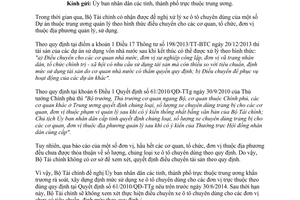 Công văn 4905/BTC-QLCS 2014 định mức sử dụng xe ô tô chuyên dùng đơn vị trực thuộc Bộ Tài chính