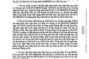 Công văn số 381/ATBXHN-CP 2014 khai báo cấp phép chất phóng xạ thiết bị bức xạ vật liệu thiết bị hạt nhân