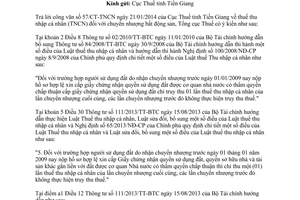 Công văn 1326/TCT-TNCN năm 2014 thuế thu nhập cá nhân chuyển nhượng bất động sản