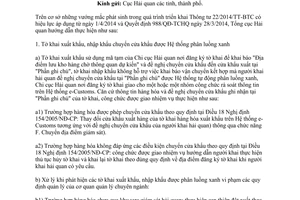 Công văn 4415/TCHQ-VNACCS 2014 vướng mắc 22/2014/TT-BTC tờ khai xuất nhập khẩu giám sát hàng hóa