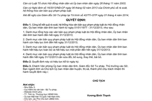 Quyết định 538/QĐ-UBND năm 2014 rà soát văn bản quy phạm pháp luật An Giang