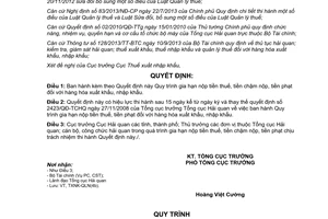 Quyết định 1100/QĐ-TCHQ 2014 gia hạn nộp tiền thuế chậm nộp tiền phạt hàng hóa xuất nhập khẩu