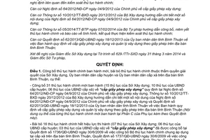 Quyết định 1224/QĐ-UBND thủ tục hành chính thẩm quyền sở xây dựng ủy ban nhân dân Bình Thuận 2014