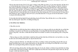 Kế hoạch 74/KH-UBND thi đua dân chủ cơ sở Dân vận khéo Dân vận chính quyền năm 2014 Tiền Giang