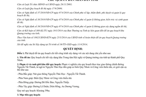 Quyết định 1093/QĐ-UBND năm 2014 xây dựng Trung tâm Hội nghị Quảng trường Bình Định