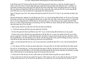 Chỉ thị 11/CT-UBND 2014 triển khai thi hành Luật Đất đai 2013 Sơn La