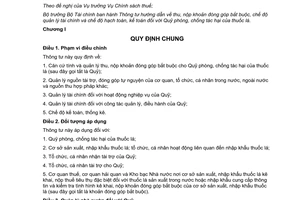 Thông tư 45/2014/TT-BTC thu nộp quản lý hạch toán Quỹ phòng chống tác hại của thuốc lá