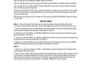 Quyết định 831/QĐ-UBND 2014 kết quả hệ thống hóa văn bản pháp luật kỳ đầu đến 31/12/2013 Phú Thọ