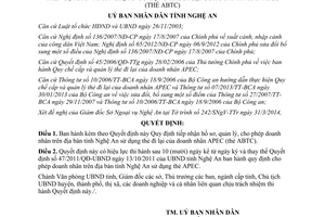 Quyết định 29/2014/QĐ-UBND quản lý cho phép doanh nhân sử dụng thẻ đi lại ABTC Nghệ An