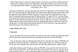 Kế hoạch 1478/KH-UBND 2014 nâng cao nguồn nhân lực giáo dục pháp luật Quảng Ngãi 2014-2016