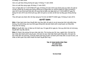 Quyết định 22/2014/QĐ-UBND quản lý sử dụng tạm thời một phần lòng đường hè phố An Giang