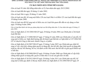 Quyết định 12/2014/QĐ-UBND giải quyết hồ sơ một cửa liên thông đất đai nhà hộ gia đình cá nhân Tiền Giang