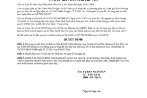 Quyết định 13/2014/QĐ-UBND bổ sung giá đất xã An Phú Tuy Hòa vào Bảng giá đất Phú Yên 2014