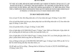 Quyết định 19/2014/QĐ-UBND cấp phát Bảo hiểm y tế đối tượng được ngân sách hỗ trợ Thừa Thiên Huế