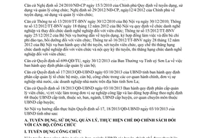 Hướng dẫn 356/HD-SNV thực hiện Quyết định 17 18/2013/QĐ-UBND Sơn La