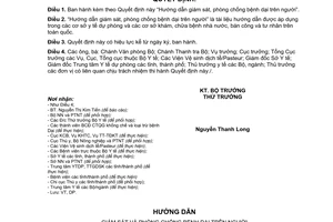 Quyết định 1622/QĐ-BYT năm 2014 hướng dẫn giám sát phòng chống bệnh dại trên người