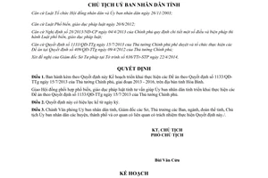 Quyết định 585/QĐ-UBND 2014 thực hiện 1133/QĐ-TTg phổ biến giáo dục pháp luật 2013-2016 Hòa Bình
